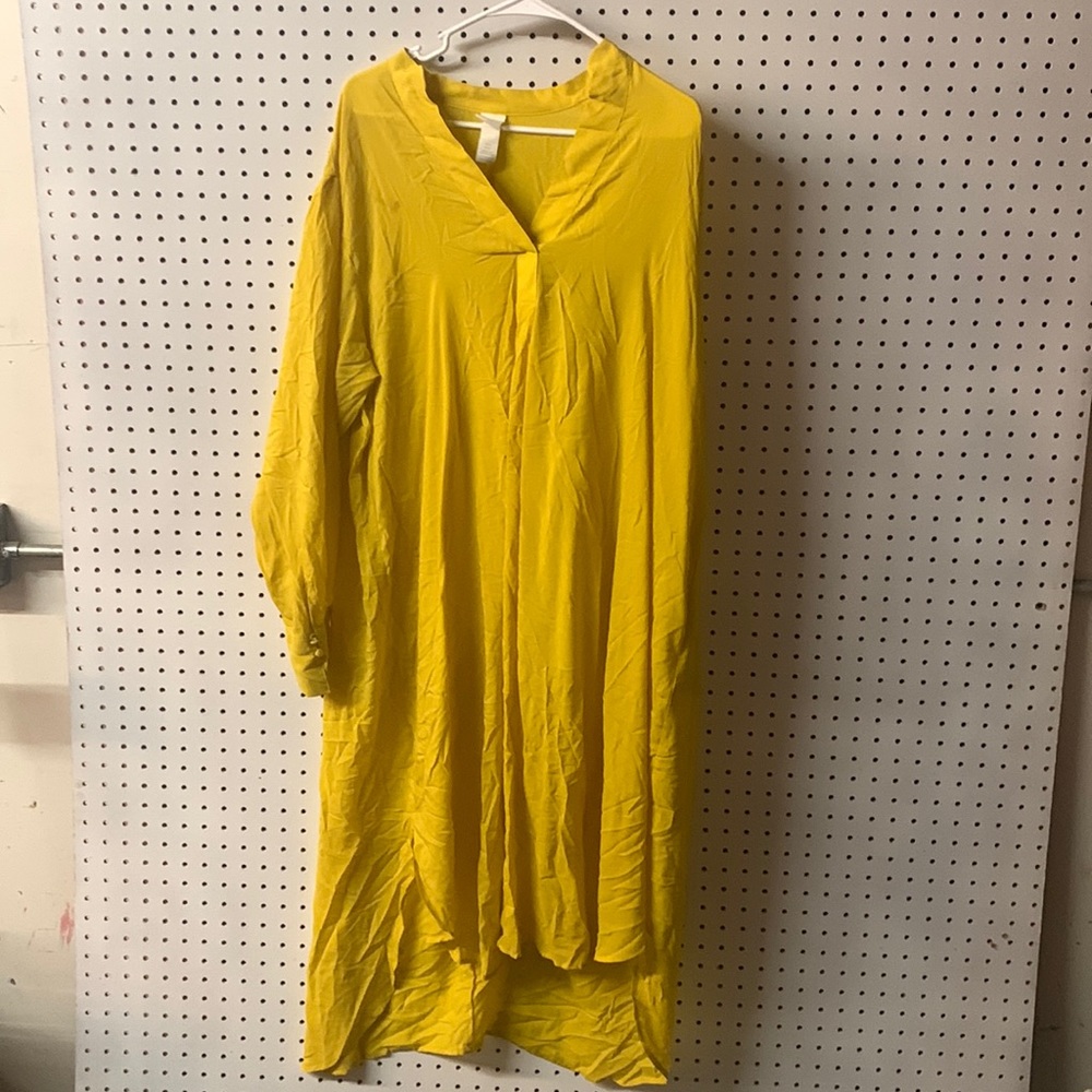 H&M yellow dress size s
